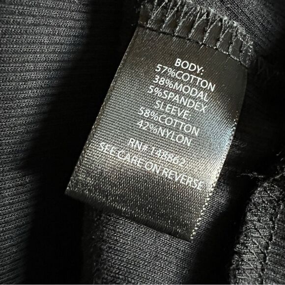 Torrid lace sleeve ribbed knit top - Picture 4 of 6